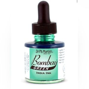 🔥5 FOR $25🔥 Dr. Ph. Martin's Bombay India Ink, Green